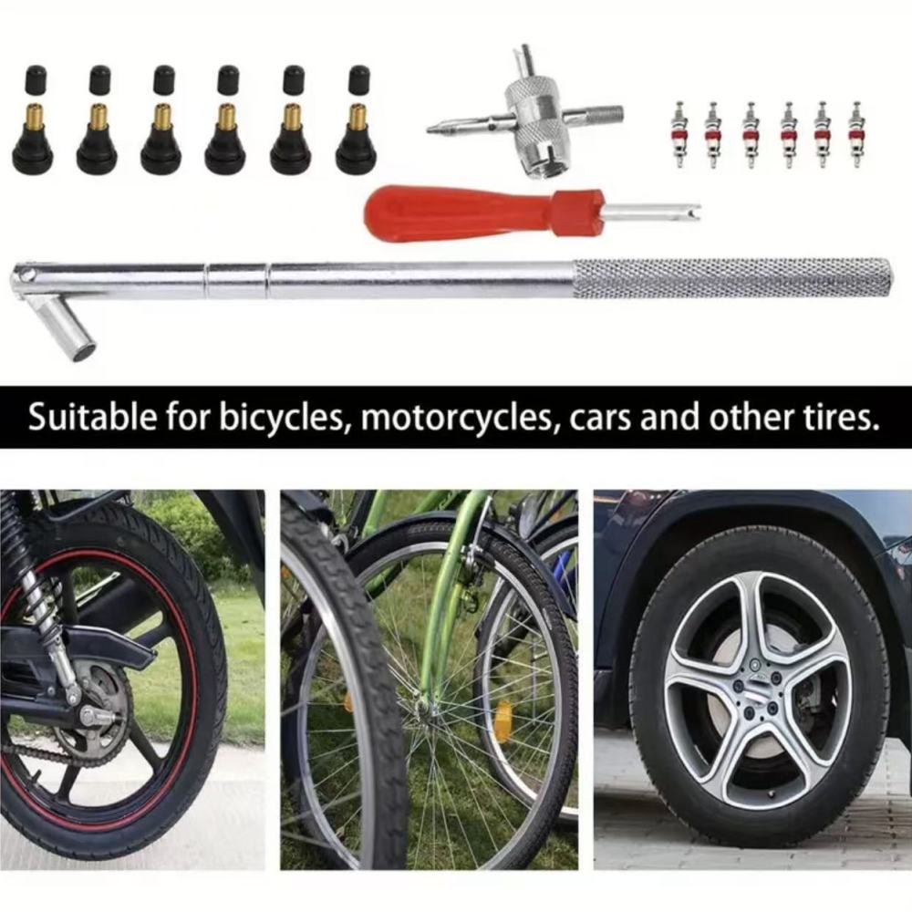 Hand Tools And Workshop Equipment - Reparaturwerkzeug für Autoreifenventile, Vakuumbefestiger für Düsen,