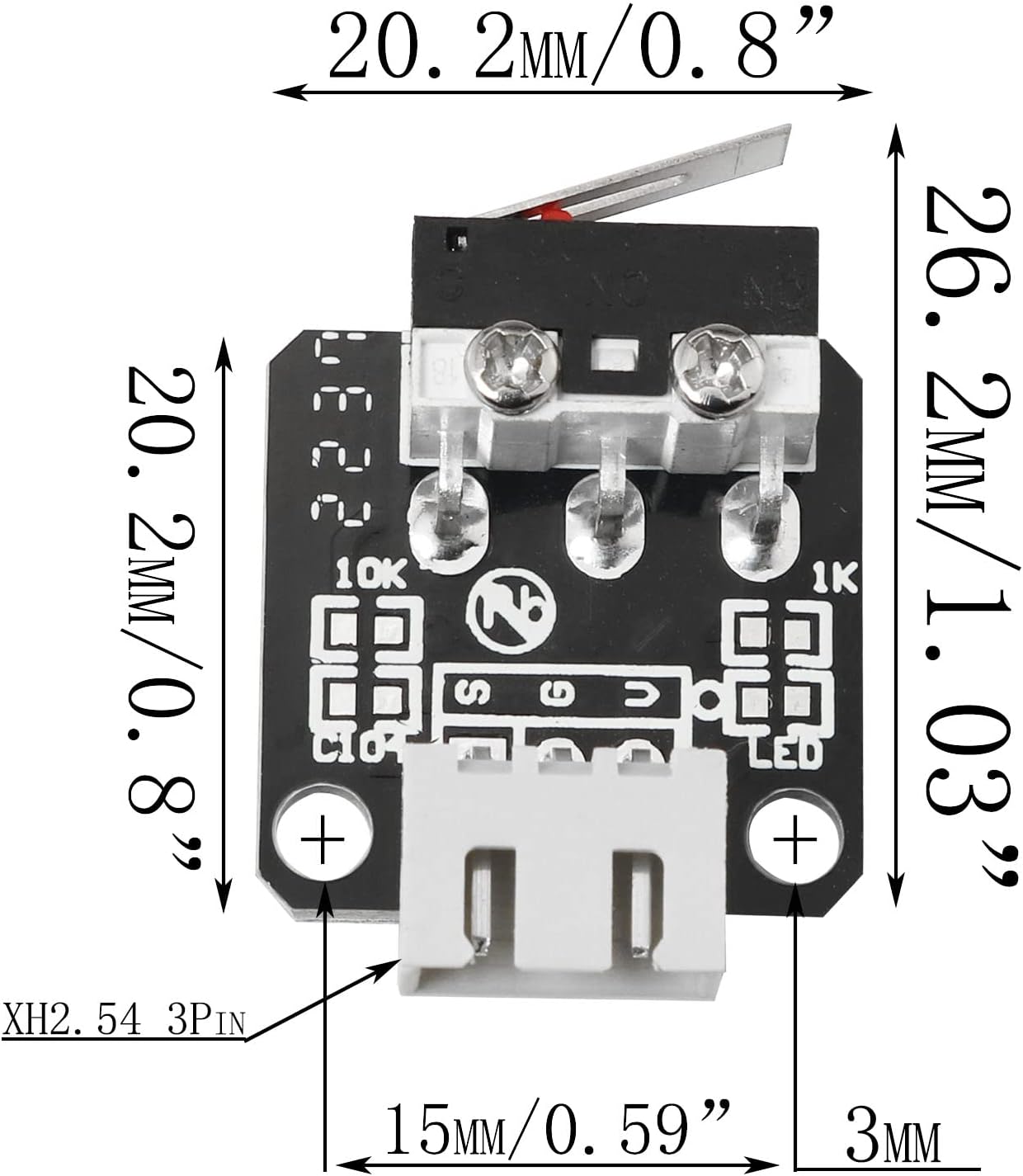 Creality Printer Ender 3 - Creality Offizieller XYZ-Achsen-Endschalter 1/3/5/10 Stück für
