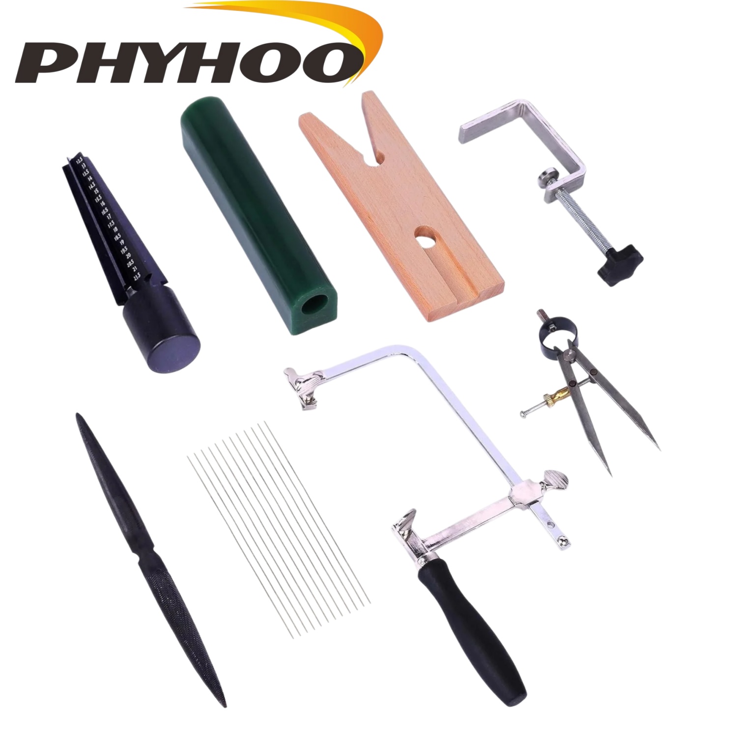 Chisel Set Wood - PHYHOO Komplettes Wachsring-Herstellungsset mit Schnitzwerkzeugen, Rohrformen,
