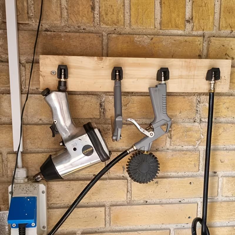 Workshop Tools Kit - 4-teiliges Pneumatisches Luftwerkzeug-Wandhalterungsset 3D-Gedruckte Aufhängungshalterungen für