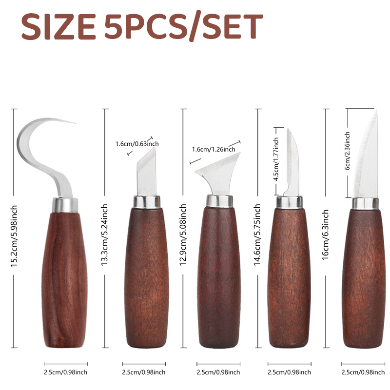 5 stücke werkzeuge für holz sc – Chisel Set Wood Bewertung und Preis