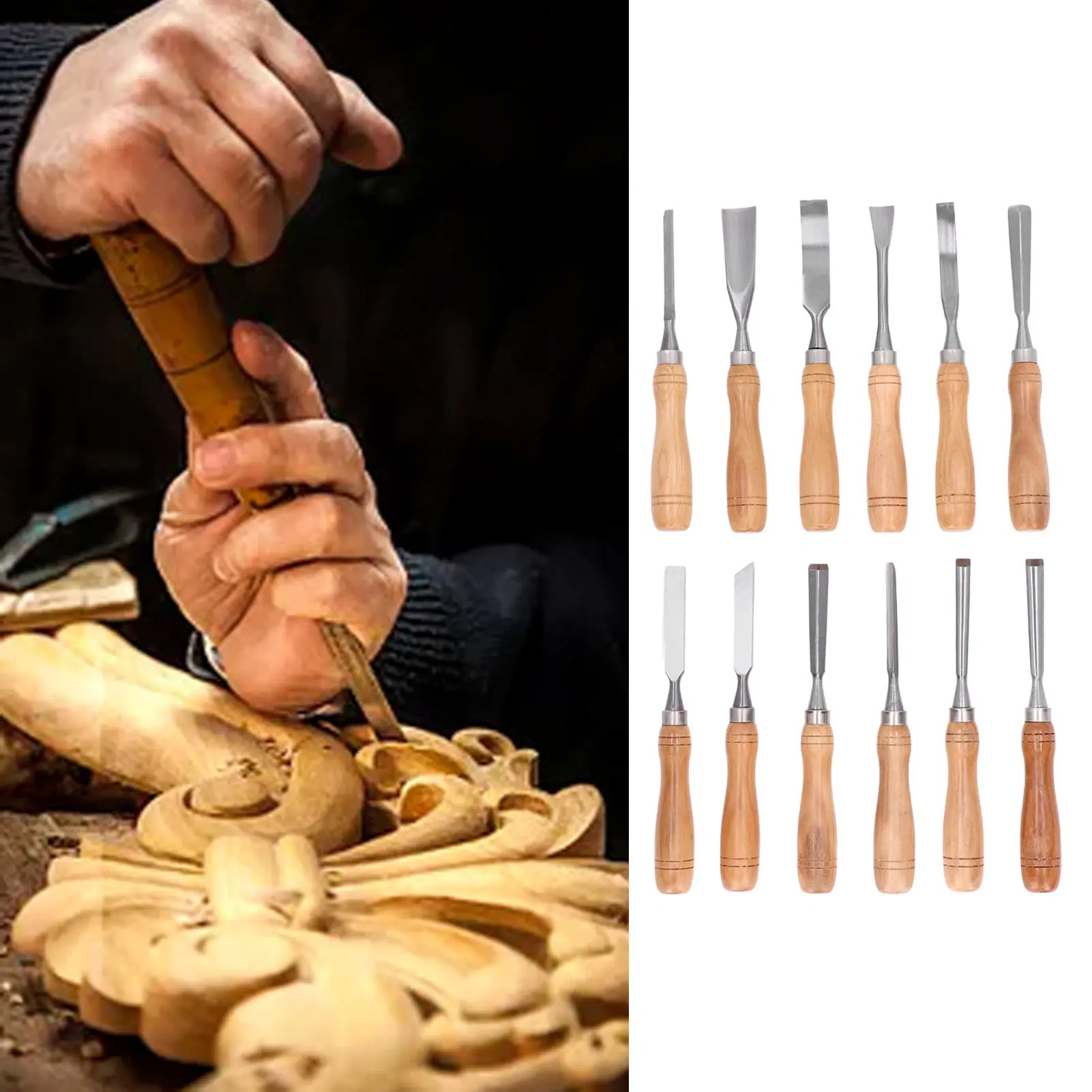 12-teiliges Holzschnitzwerkzeu – Chisel Set Wood Bewertung und Preis