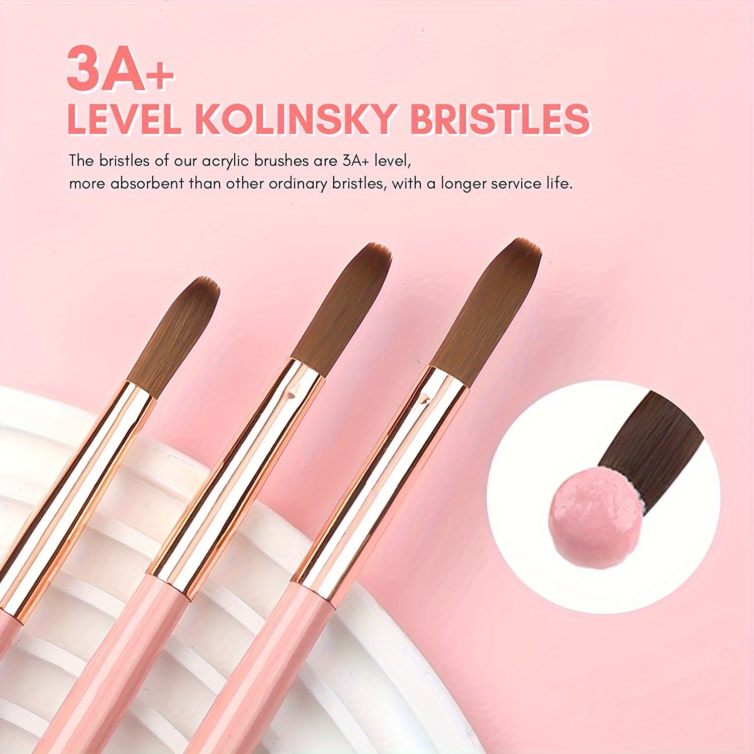 3-teiliges Kolinsky-Acryl-Nage – Chisel Set Wood Bewertung und Preis