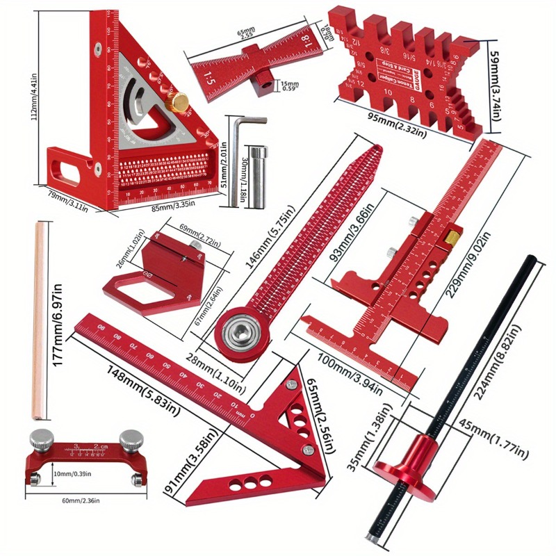 Werkstatt-Zimmermanns-Winkelme – Workshop Joinery Tools Bewertung und Preis