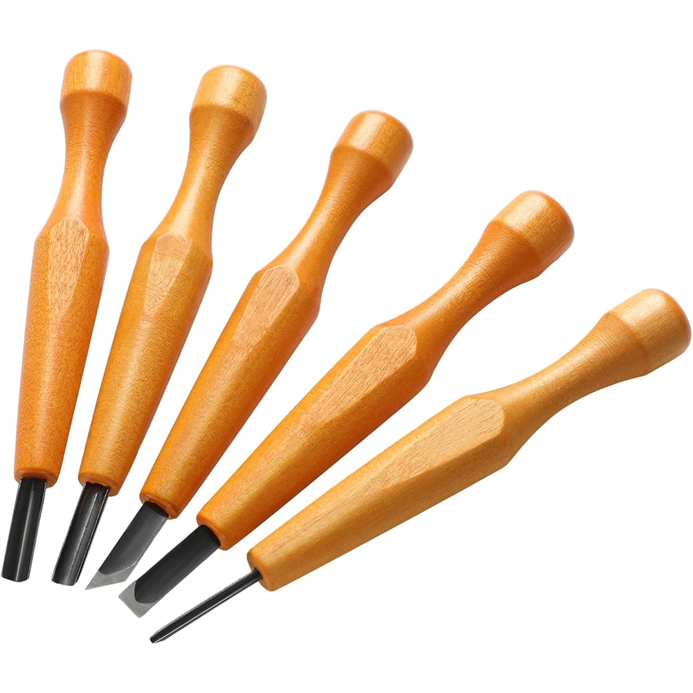 5-teiliges Linocut-Schnitzwerk – Chisel Set Wood Bewertung und Preis