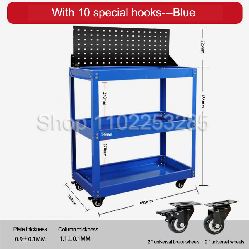 Werkzeugwagen 3-stöckig, Mobil – Workshop Tools Car Bewertung und Preis