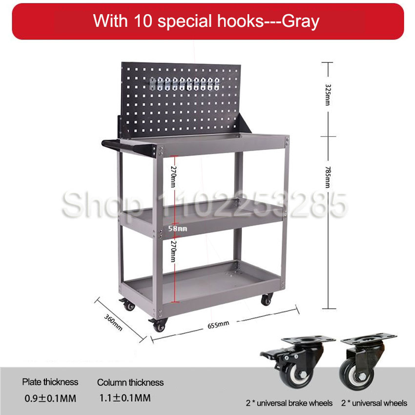 Werkzeugwagen 3-stöckig, Mobil – Workshop Tools Car Bewertung und Preis